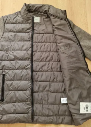 Cazadora acolchada gris talla S nueva