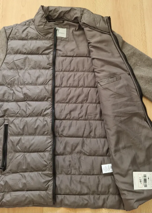 Cazadora acolchada gris talla S nueva