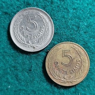11 Monedas Uruguay Antiguas  - algunas plata