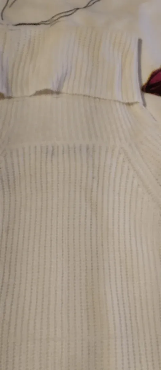 Vestido blanco de cuello alto