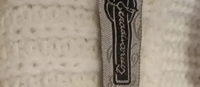 Vestido blanco de cuello alto