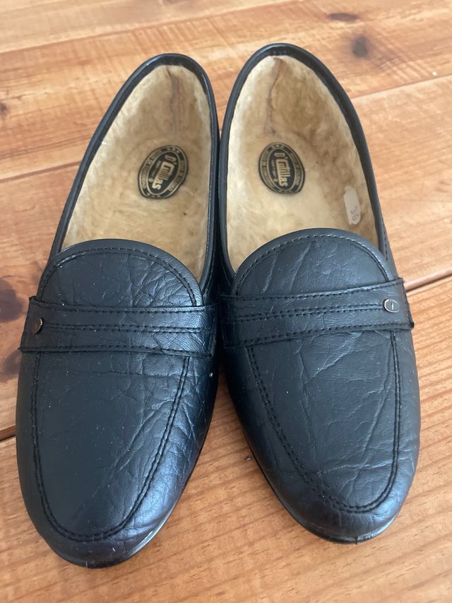 Zapatos planos D'Cotillas negros mujer