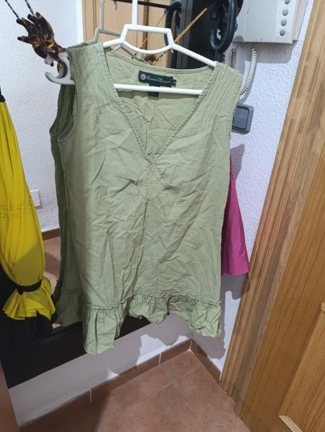 Vestido Coronel Tapioca verde talla M