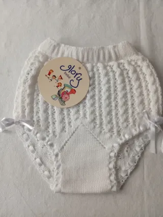 Braguita perlé niña Glory blanca