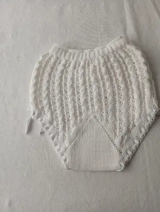 Braguita perlé niña Glory blanca