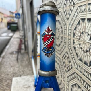 Quadro bicicleta estrada de vintage iberia