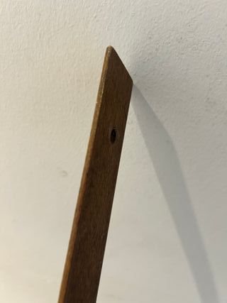 Regla de sastre antigua de madera 60 cm
