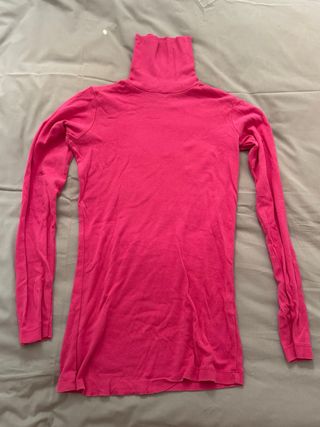 Jersey fucsia cuello alto
