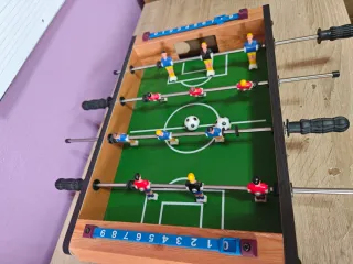 Mini futbolín de mesa