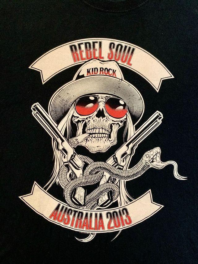 Kid Rock Rebel Soul Australia 2013 talla XL