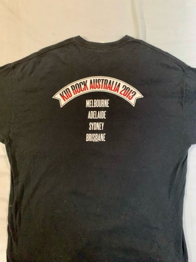 Kid Rock Rebel Soul Australia 2013 talla XL