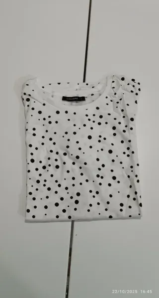 T-shirt Calliope donna fantasia pois L