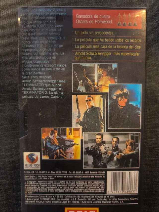Terminator 2 VHS - Arnold Schwarzenegger