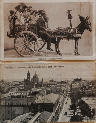 Lotto 12 cartoline storiche Sicilia