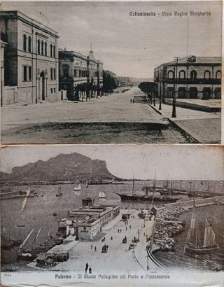 Lotto 12 cartoline storiche Sicilia