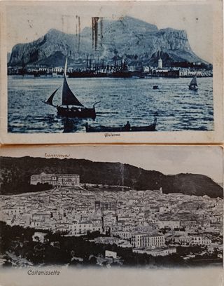 Lotto 12 cartoline storiche Sicilia