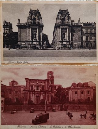 Lotto 12 cartoline storiche Sicilia