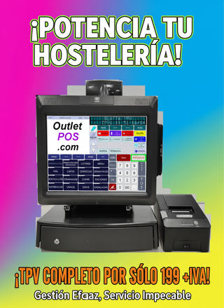 TPV NCR Completo con Impresora y Cajón