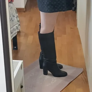 Stivali Max&Co neri in pelle donna