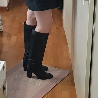 Stivali Max&Co neri in pelle donna