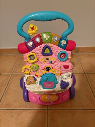Correpasillos VTech Rosa con actividades