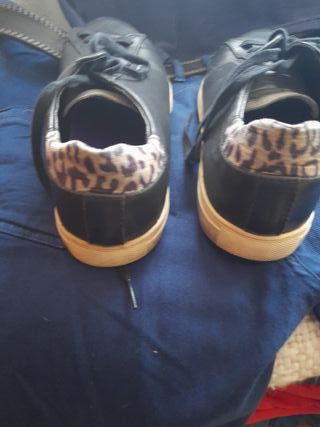 Zapatillas Clae Negras y Multicolor