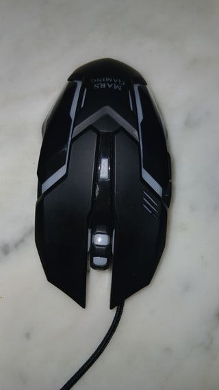 Ratón Gaming Mars Gaming Negro