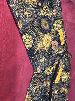 Set 2 pochette fantasia dorata Handmade vintage