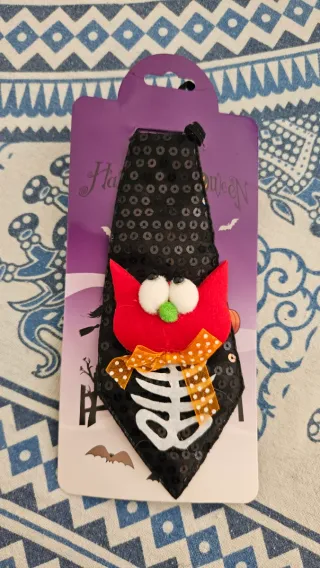 Bufanda Perro Halloween Gato Negro