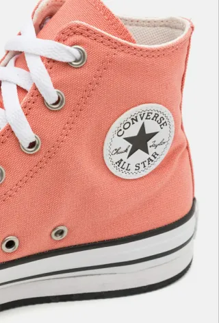 Converse Zapatillas Caña Alta Rosa