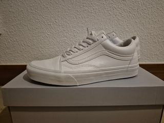 Vans Old Skool Blancas Nuevas Talla 40.5