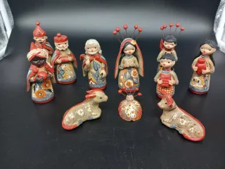 Presepe messicano terracotta