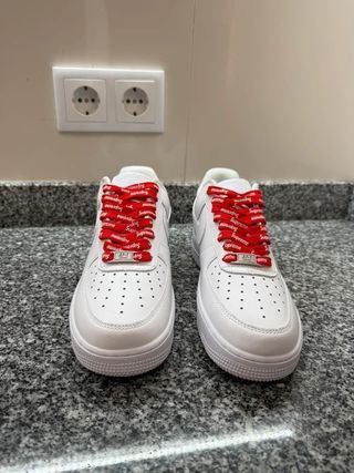 Nike Air F݉o݉rce 1 L݉ow Supreme blanco 40