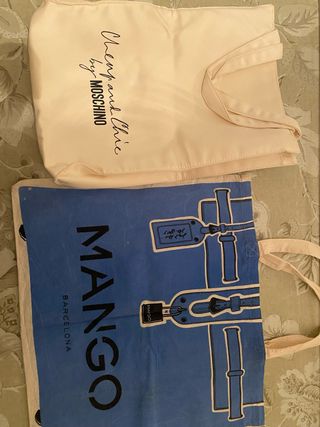 Lote 2 Bolsas: Moschino y Mango