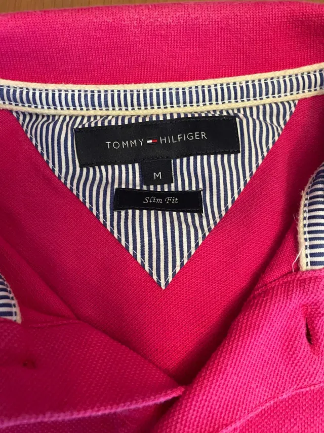 Polo Tommy Hilfiger Caballero Talla M Rosa