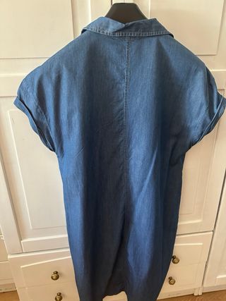 Vestido camisero azul vaquero
