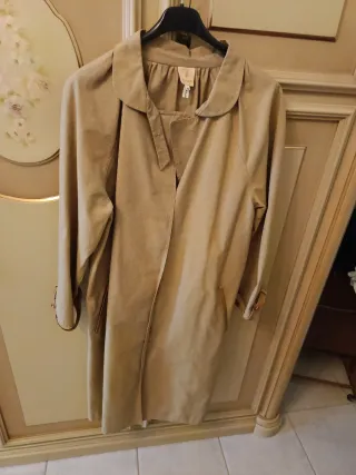 Impermeabile Trussardi Beige Donna rifinitoinpelle