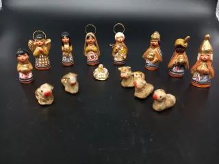 Presepe artigianale 14 pezzi