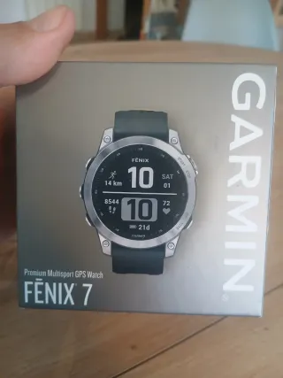 Garmin Fenix 7 Smartwatch Verde/Plata