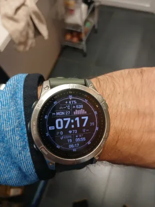 Garmin Fenix 7 Smartwatch Verde/Plata