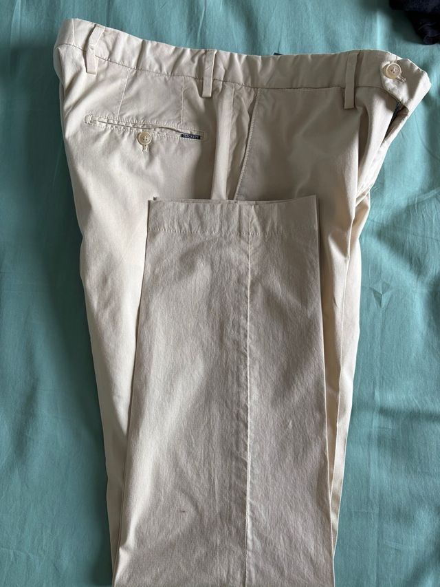 Pantalón Hackett Beige Hombre