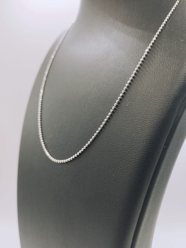 CATENA A SFERE IN ARGENTO STERLING 925