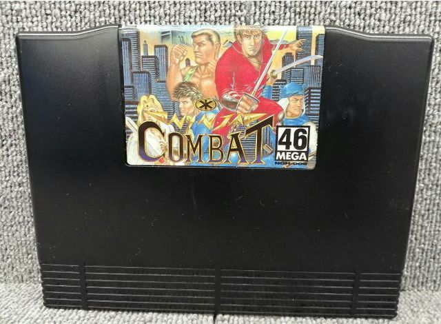 Ninja Combat Cardboard Box Neo Geo AES