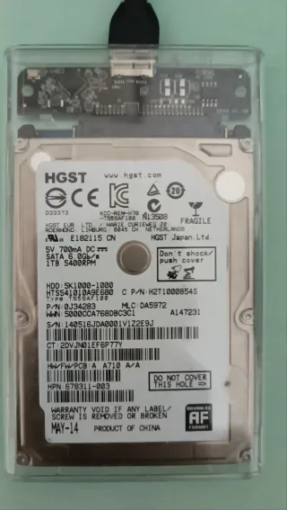 Disco Duro Externo 1Tb