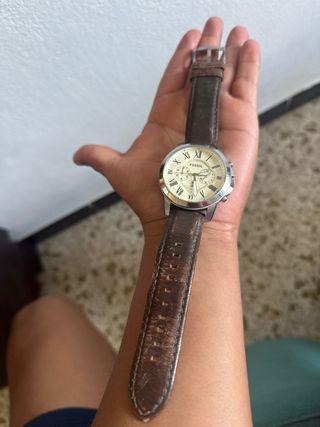 Reloj Fossil y Viceroy Marrón/Plata