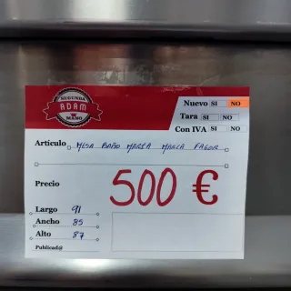 Mesa Baño María Fagor