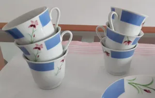 Vajilla de porcelana azul y blanca (Últimos días)