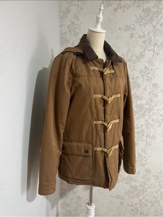 Parka Abrigo Hombre Marrón