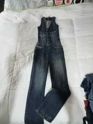 Salopette donna smanicata jeans
