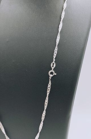 CADENA SINGAPUR PLATA LEY 925